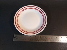 Corelle Classic Cafe Red Bread & Butter Plate 6.75" wide