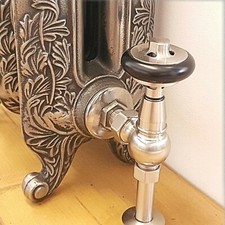 Traditional Thermostatic Radiator Valves Angled TRV - Morgan | Hot Flow