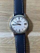 Vintage Buolva Accutron 2181 Men's Tuning Fork Watch Ticking Spares or Repair