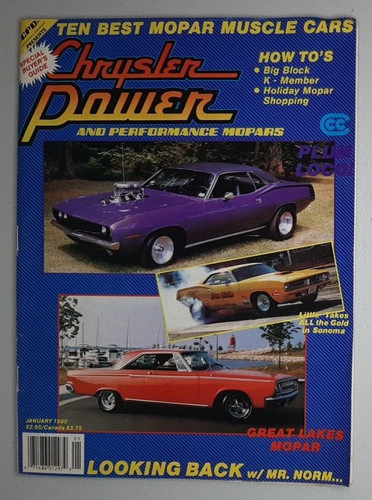 Chrysler power magazine - magazine, 1990