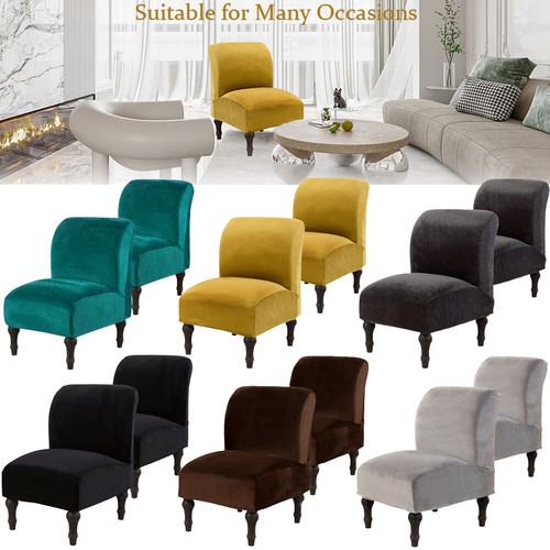 Armless chair cover stretch - armless,