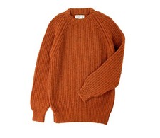 Chunky Wool Fisherman Crew Neck Jumper - Various Colours