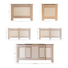 Radiator Cover Modern MDF Wood
