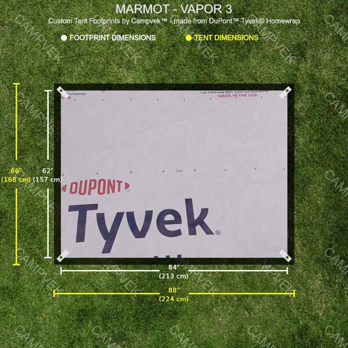 Tyvek footprint for - tyvek, the