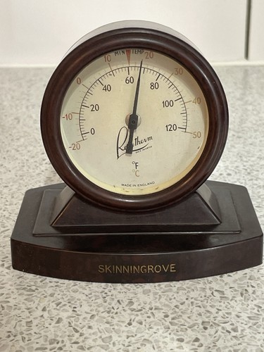 Rototherm brown bakelite - bakelite, art