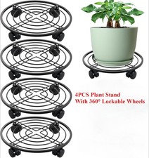 4x Plant Pot Trolley Mover
