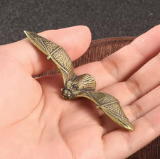Brass Bat Figurine Small Animal Statue Table Office Home Decoration Toy Gifts