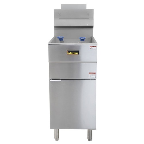 Freestanding gas fryer - gas,