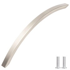 Slimline Handles Bow Cabinet Pulls Kitchen Door Sleek Design - DecorAndDecor
