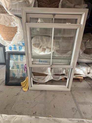 Upvc double glazed sash window - glazed,