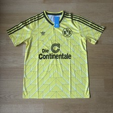 Dortmund Retro Football Shirt Large