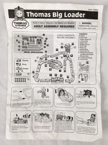 2001 tomy thomas - thomas, big