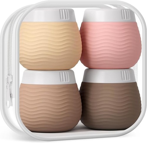 Silicone jars with clear - silicone,