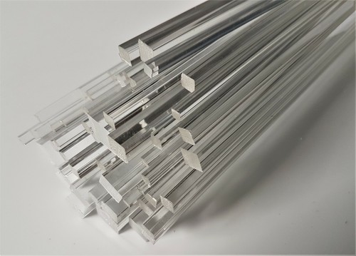 Bar rod acrylic clear - rod,