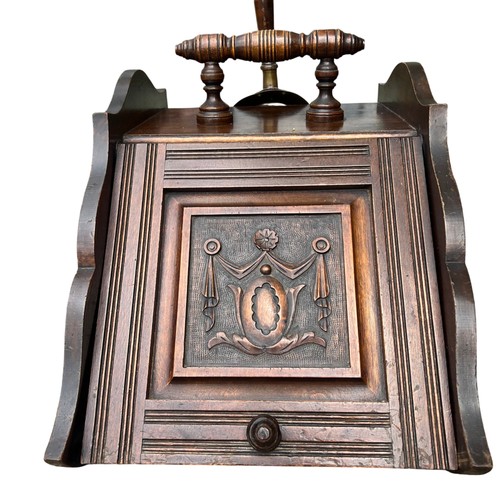 Victorian carved wooden - , coal