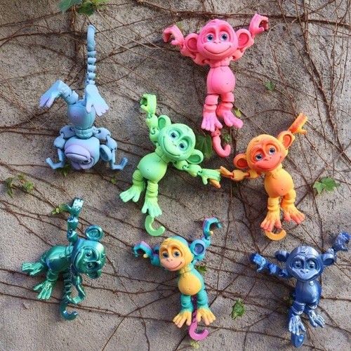 Printed climbing monkey - printed,