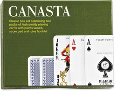 Piatnik Canasta Card Game Set