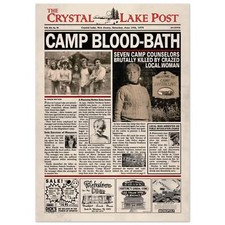 Friday the 13th 1980 Newspaper