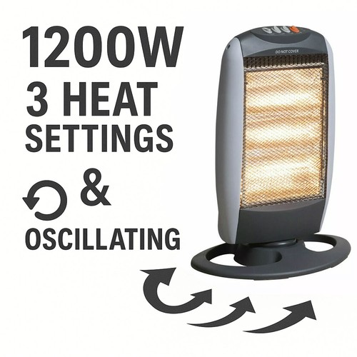1200w electric halogen heater - electric,