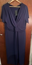 BNWT Joanna Hope Navy Blue Dress Size 24 ideal for a special occasion 