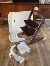 Stokke Tripp Trapp Wooden High Chair With Accessories