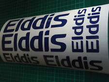 ELDDIS Small  Caravan  Sticker Decal x 6.   Choice of colours