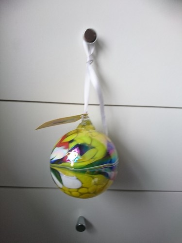 Milford iridescent hand blown - iridescent,