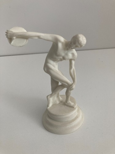 Vintage greek discobolus - vintage,