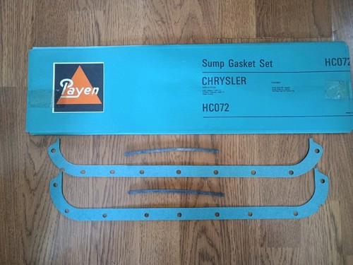Engine steel sump - engine, gasket