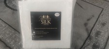 Pair of Pure Mulberry Silk large Pillowcases Anti-Ageing Skin Friendly case £80