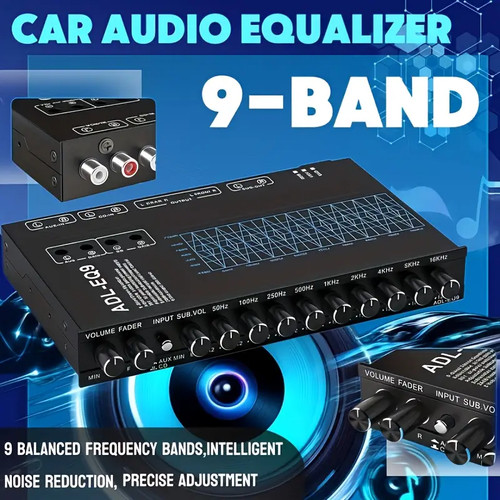 Band parametric equalizer - 9-band,
