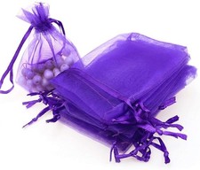 100 Cadburys Purple Organza