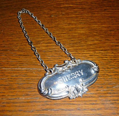 Vintage solid silver sherry - vintage,