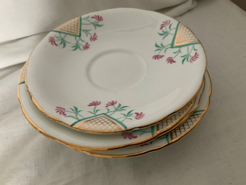 Vintage aynsley saucers bone - vintage,