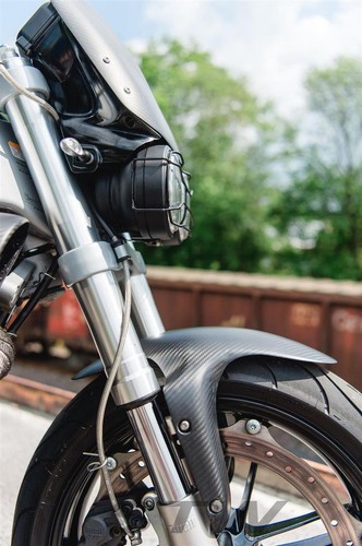 Carbon gloss mudguard - carbon,