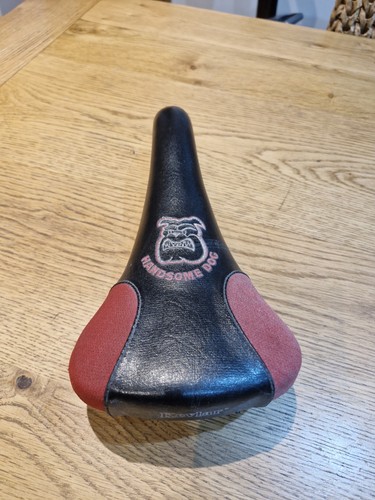 Handsome dog retro mtb - dog, saddle