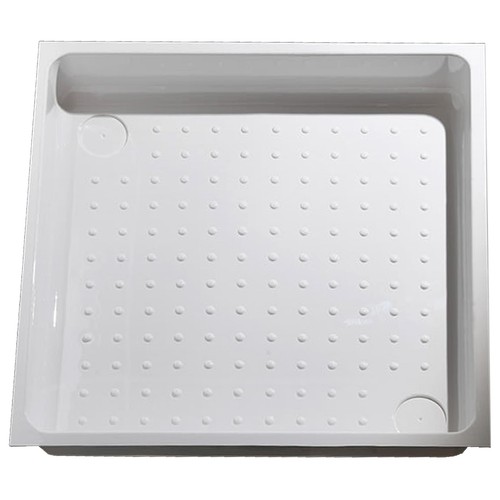 Shower tray without drain hole - without,