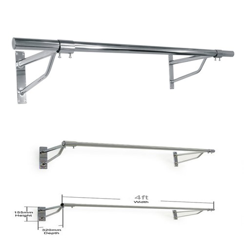 Wall mounted hanging tube - mounted,