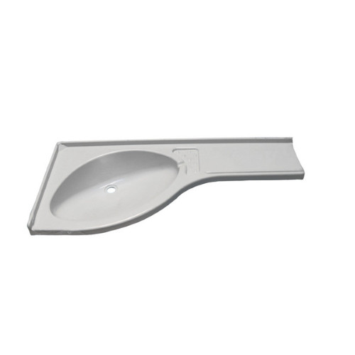 Corner washbasin 840x375mm - ,