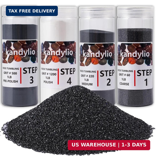 Rock tumbler grit - grit, kit