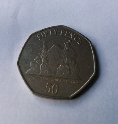 2019 circulated gibraltar 50p - 2019,