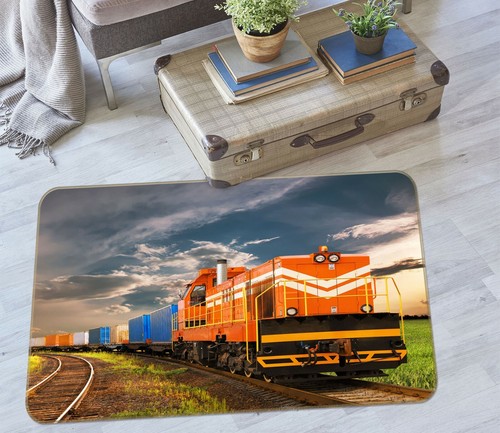 Orange train zhub054 - 3d,