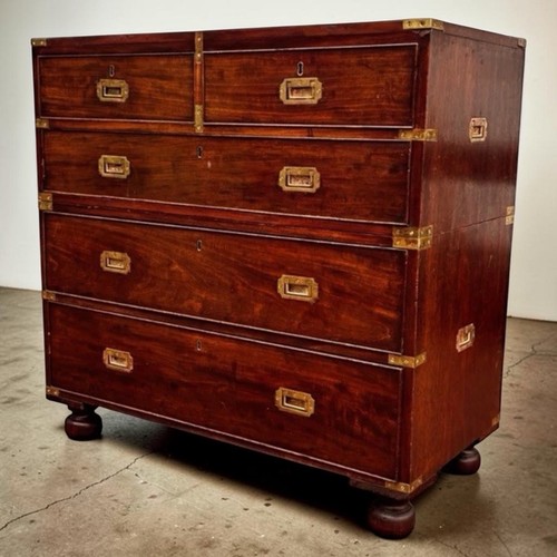 Campaign chest superb patina - superb,