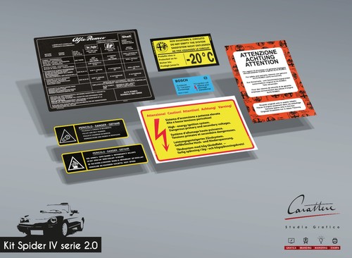Sticker kit alfa - sticker, romeo
