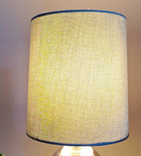 Glass table lamp - glass, base