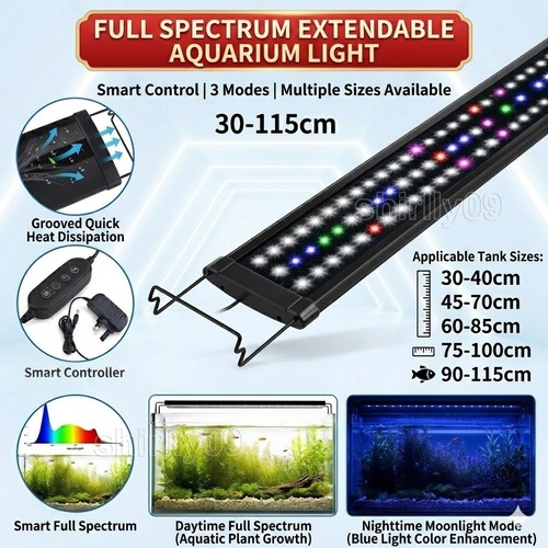 New 115cm aquarium light - 30-115cm,
