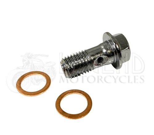 M10 chrome banjo bolt - chrome,