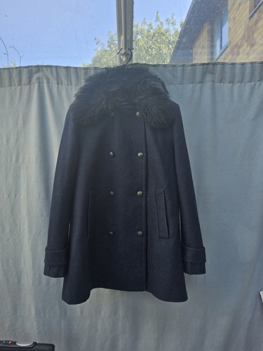 Navy blue wool - navy, rich