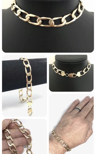 9ct gold curb bracelet 375 - curb,