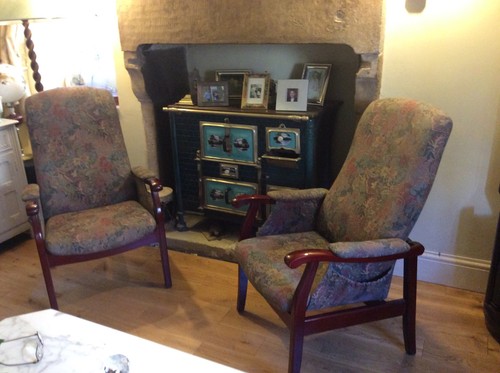 Antique enamel range - enamel, range,